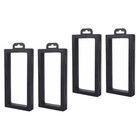  2 Stück PE Floating Holder Klarer Displayrahmen Schmuck Staubdichter Ständer
