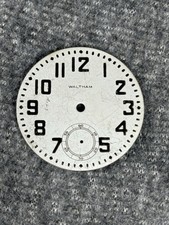 Waltham Watch Co Dial 16s Metal 12hr Arabic Numerals