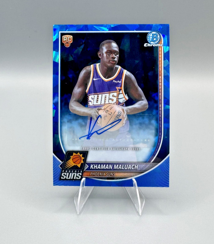 2025/2026 Bowman Chrome Sapphire - Khaman Maluach Autograph (RC) - BCA KM