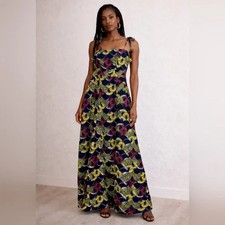 NWOT Handmade Nigerian/ African Ankara Maxi Dress With Adjustable Straps