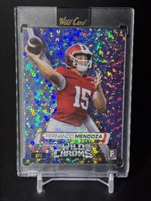 Fernando Mendoza 2/5 Wild Chrome Disco Prizm Rookie 2026 Wild Card Raiders