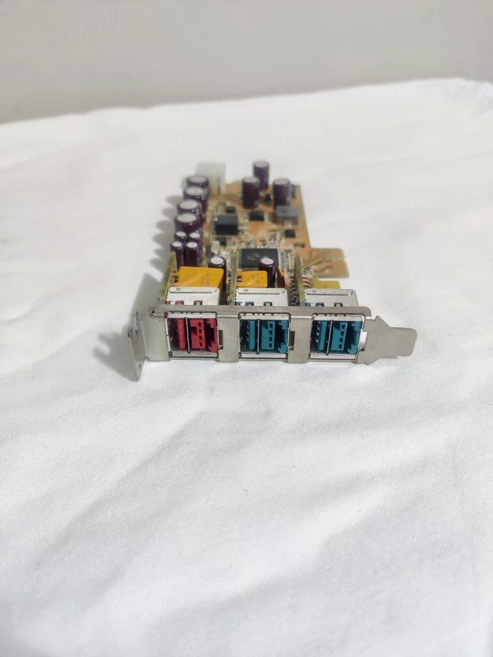 SUNIX Pub1200x Powered USB PCI Express Add-On Card Dell 5WDTX / 8R06D - Image 3 of 3