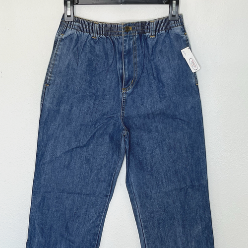 Talbots Kids Girls 14 Straight leg Blue Denim Jeans elastic Waist bttn/zip NEW - Picture 11 of 14