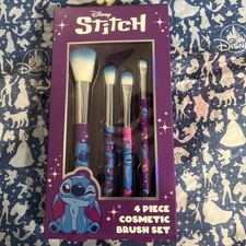 Disney Stitch 4 Piece Cosmetic Brush Set NEW