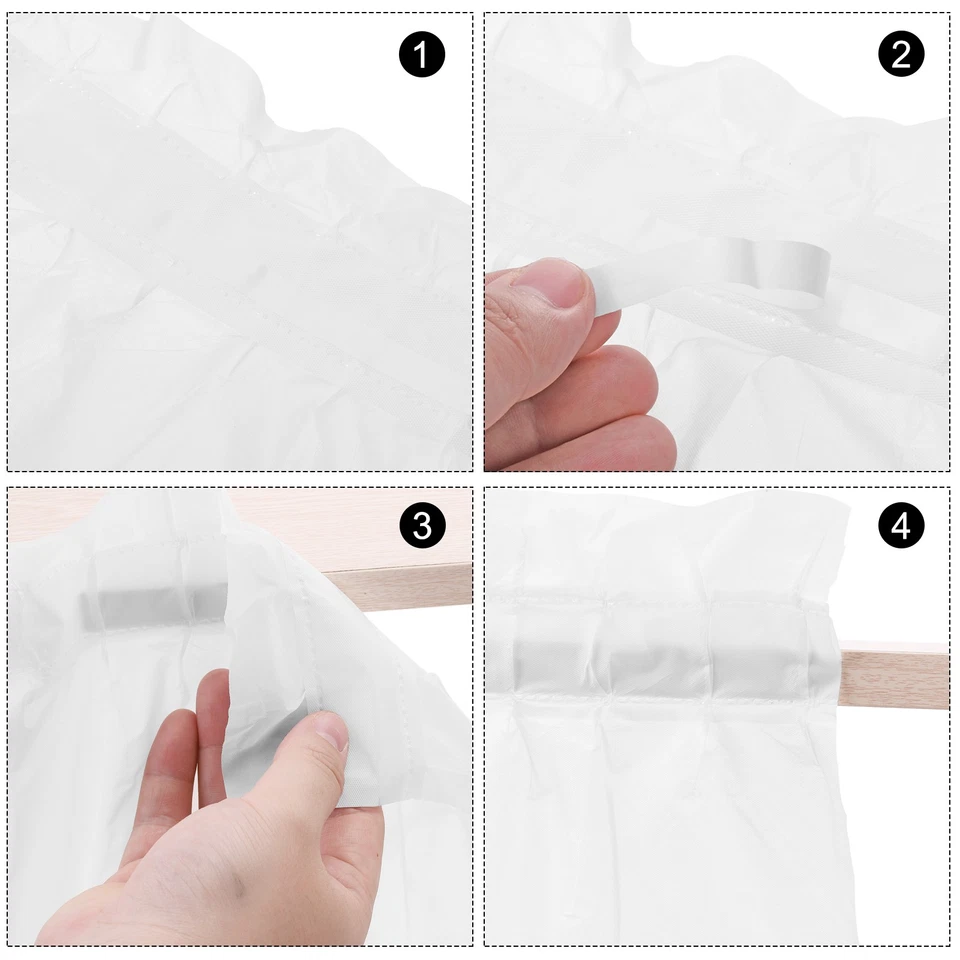 Paquete de 1 faldones de mesa de plástico negro, 29 pulgadas x 14 pies faldones de mesa rectangulares Foto 3 de 4