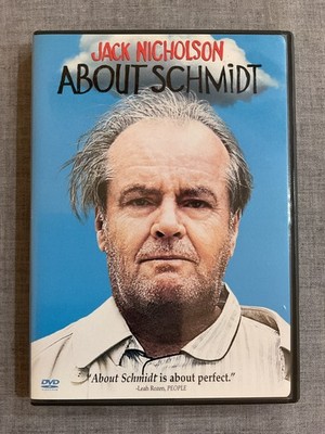 About Schmidt DVD Jack Nicholson Widescreen Edition Drama Comedy Film