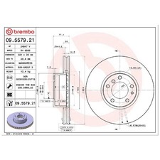 2x Bremsscheibe vorne für BMW 5-er E39 7-er E32 E38 8-er E31 | 26207177