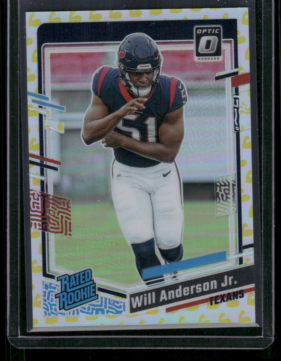 2023 Panini Donruss Optic Rated Flex Prizm /149 Will Anderson Jr #246 Rookie RC