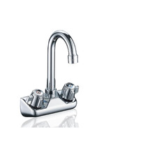 Bathfinesse Kitchen Sink Faucet Wall Mount 4 Center Commercial Kitchen Sink