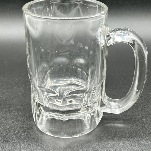 Vintage Hazel Atlas Clear Glass Root Beer Mug - 4.25” Tall x 2.5” Diameter - Picture 1 of 7