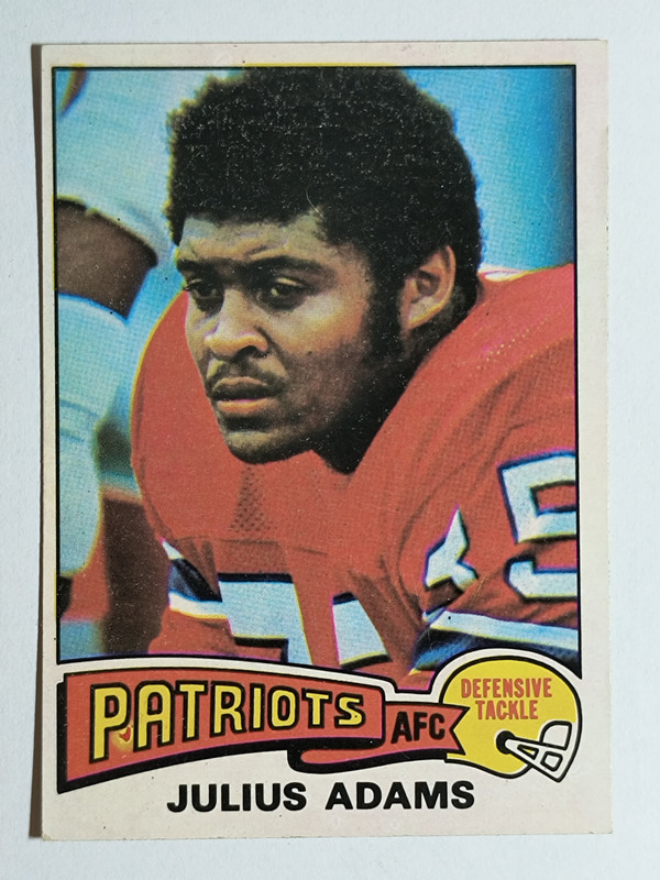 1975 Topps #73 Julius Adams (EX)