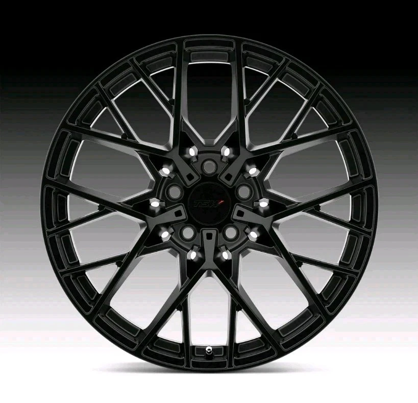 New 18x8.5 TSW Sebring Matte Black Wheel 5x114.3 ET40 Rim 1885SEB405114M76 5x4.5 - Image 3 of 4