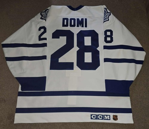 Vtg Tie Domi Toronto Maple Leafs CCM AUTHENTIC Jersey Sz 52 - Picture 3 of 9