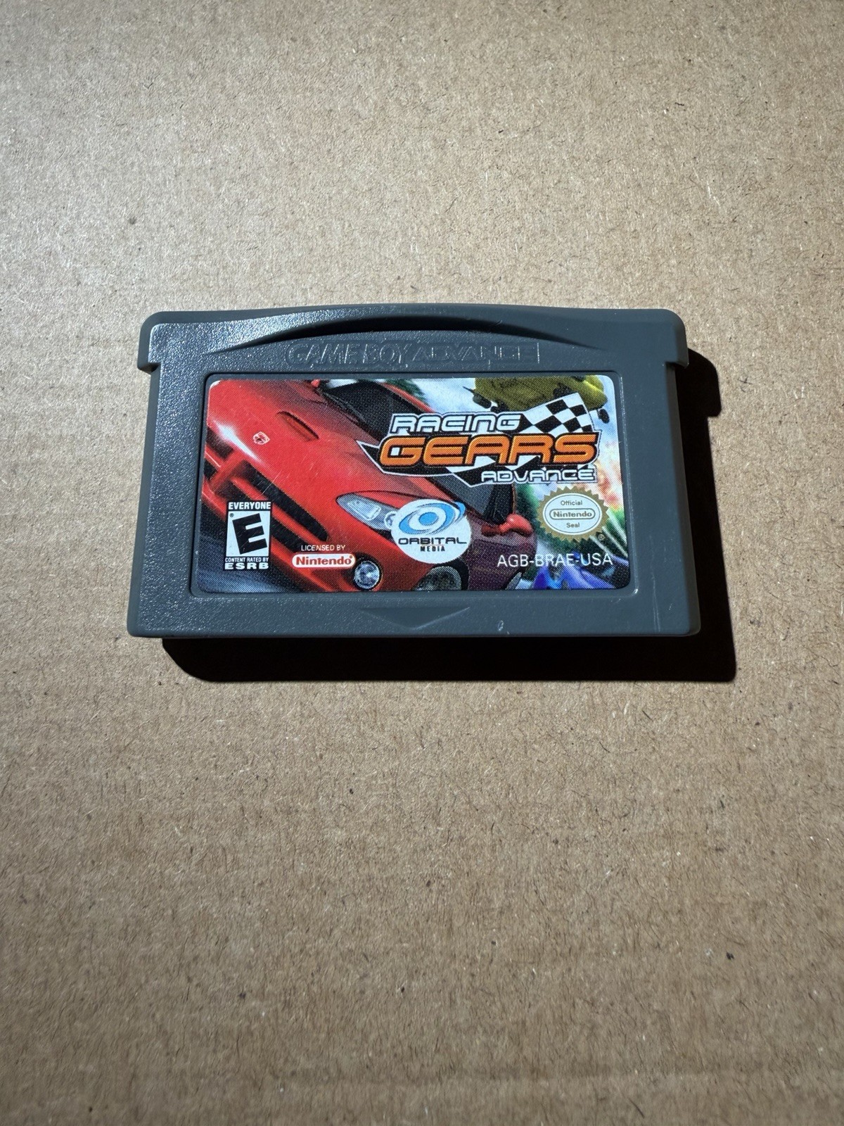 Racing Gears Advance Game Boy Advance (tested and working)
