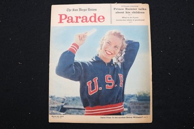 1959 MARCH 22 PARADE MAGAZINE - CARIN CONE COVER - E 25659