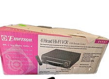 New Emerson, EV727, Four-Head, HI-FI Stereo, VCR VHS Player