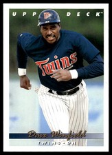Dave Winfield 1993 Upper Deck #786 Twins MLB READ FREE SHIPPING AutographDen