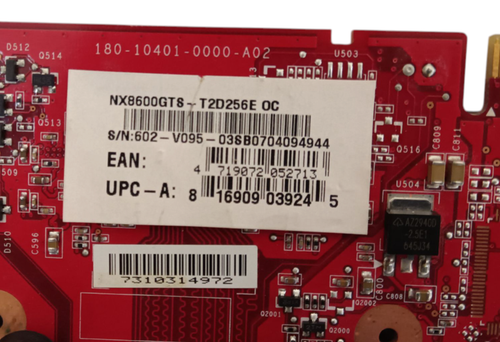 Tarjeta de gráficos MSI GeForce 8600 GTS 256MB PCI-E - NX8600GTS usada y funcionando - Imagen 5 de 6