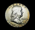 1962 P Silver UNITED STATES  Franklin Half Dollar  LOOK