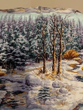 Michael Miller Fabric Snowy Woods 2.5 Yds +