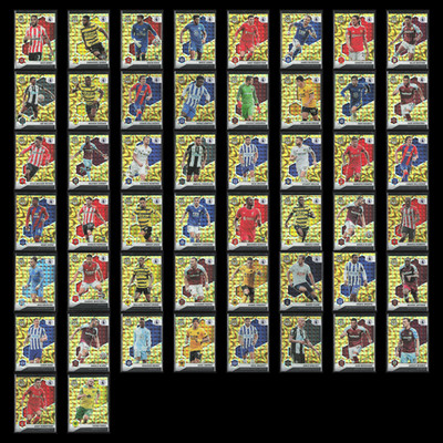Panini Mosaic Premier League Yellow Reactive Lot 50 Soccer Cards - Bulk Dealer