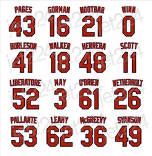 St Louis Cardinals STICKER DECAL 2026 Pages Gorman Nootbar Burleson Liberatore