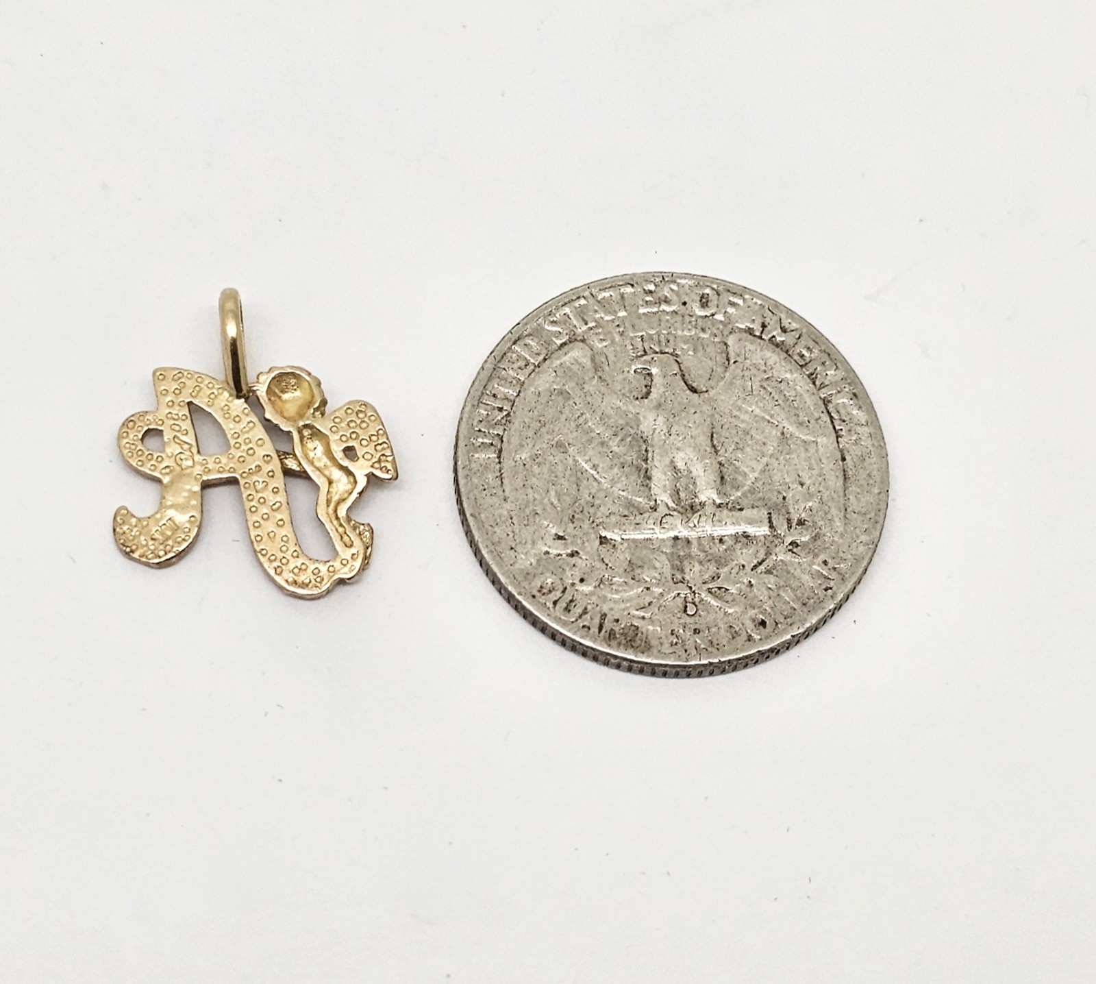 MICHAEL ANTHONY 10K SOLID GOLD CUPID GUARDED SCRI… - image 6