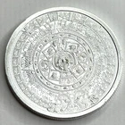 1/4 oz Aztec Calendar .999 Fine Silver Round Bullion Golden State Mint - 11