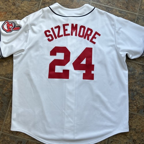 Grady Gr.emore #24 Authentic Majestic Cleveland Indians genähtes Trikot neu mit Etikett - Bild 12 von 17