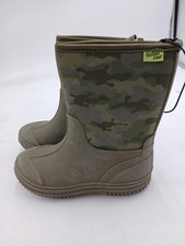 Western Chief Freestyle Neoprene Boots Kids Size 13 Green Camo Waterproof Rain