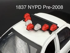 1/18 LED Ready NYPD Federal Signal Vector Vision Lightbar Police Pre-2008