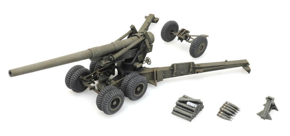 Artitec 6870388 - 1/87/H0 155 MM Pistolet M1' Long Tom ' Firing Mode - Neuf