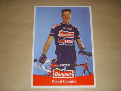 RADSPORT CP POSTKARTE TEAM HONJOUR 2001 Pascal DERAME