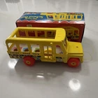 Vintage FISHER PRICE SCHOOL BUS #192 With Box Play Family Figures Not Included