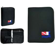 Innovative Scuba Concepts 3-Ring Dive Log Book w/ Insert Accessories, Black -