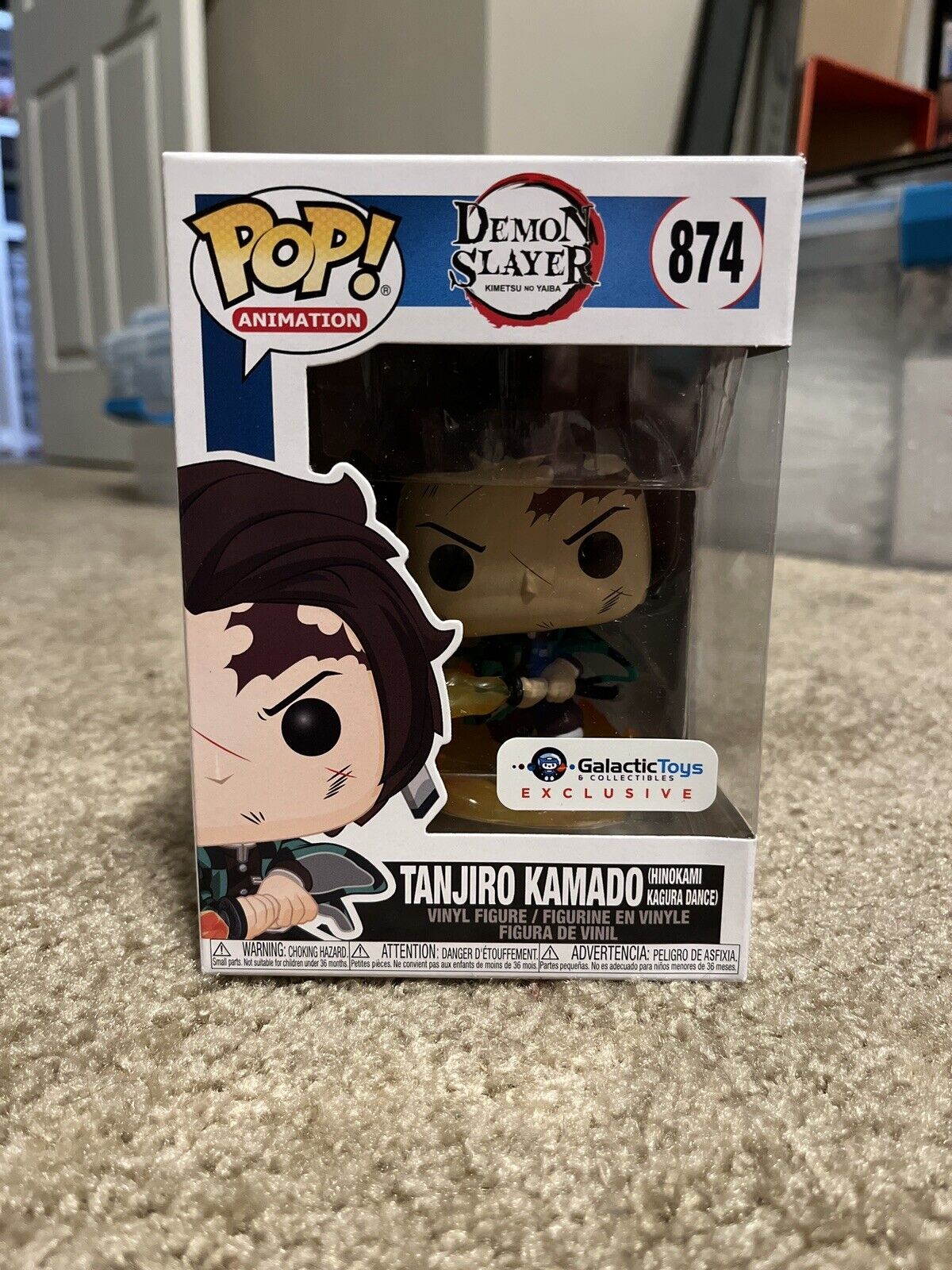 Funko Pop #874- Tanjiro Kamado - Demon Slayer - Brasil Games - Console PS5  - Jogos para PS4 - Jogos para Xbox One - Jogos par Nintendo Switch -  Cartões PSN - PC Gamer