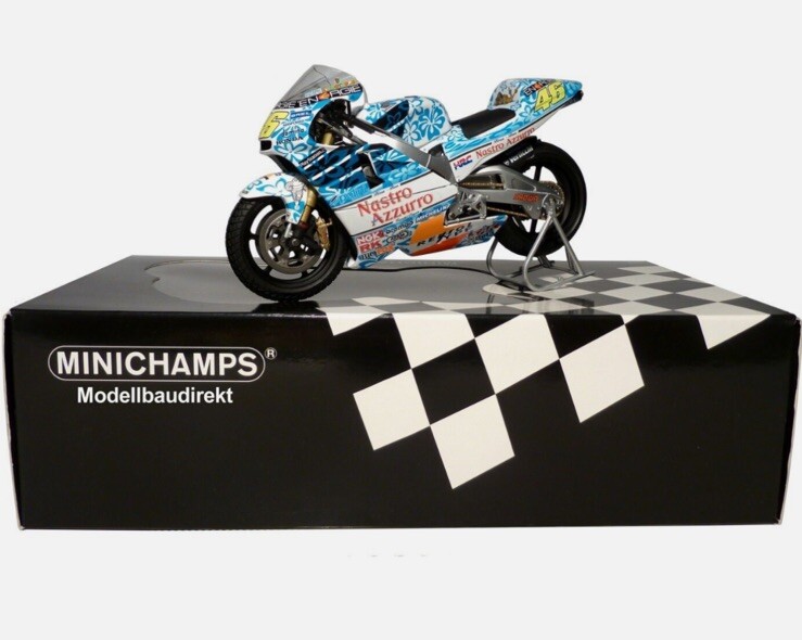 Minichamps 122 016196 Honda NSR 500 NASTRO AZZURRO V. Rossi GP
