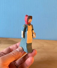 Little Red Riding Hood Waldorf wooden TOY figure by Scherbak, Ostheimer size