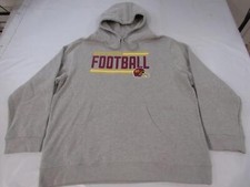 New Washington Commanders Football Mens Size XLB XLarge-Big Gray Hoodie