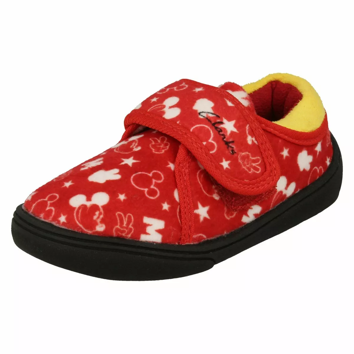 BOYS CLARKS HOLMLY MOUSE TODDLER HOOK LOOP MICKEY MOUSE INFANT SLIPPERS SIZE eBay