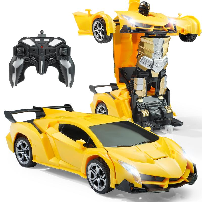 1:18 Scale Remote Control Supercar with One-Button Transformation