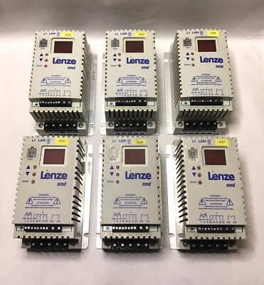 Lenze smd Inverter ESMD251X2SFA (Lot Of 6pc) Working And In Great Condition