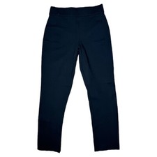 Spanx The Perfect Pant Slim Straight M Regular Black Ponte Knit Stretch 20254R