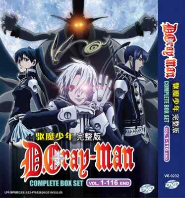 D.Gray-Man Season 1+2 (1-116End) Anime DVD English Dubbed All Region