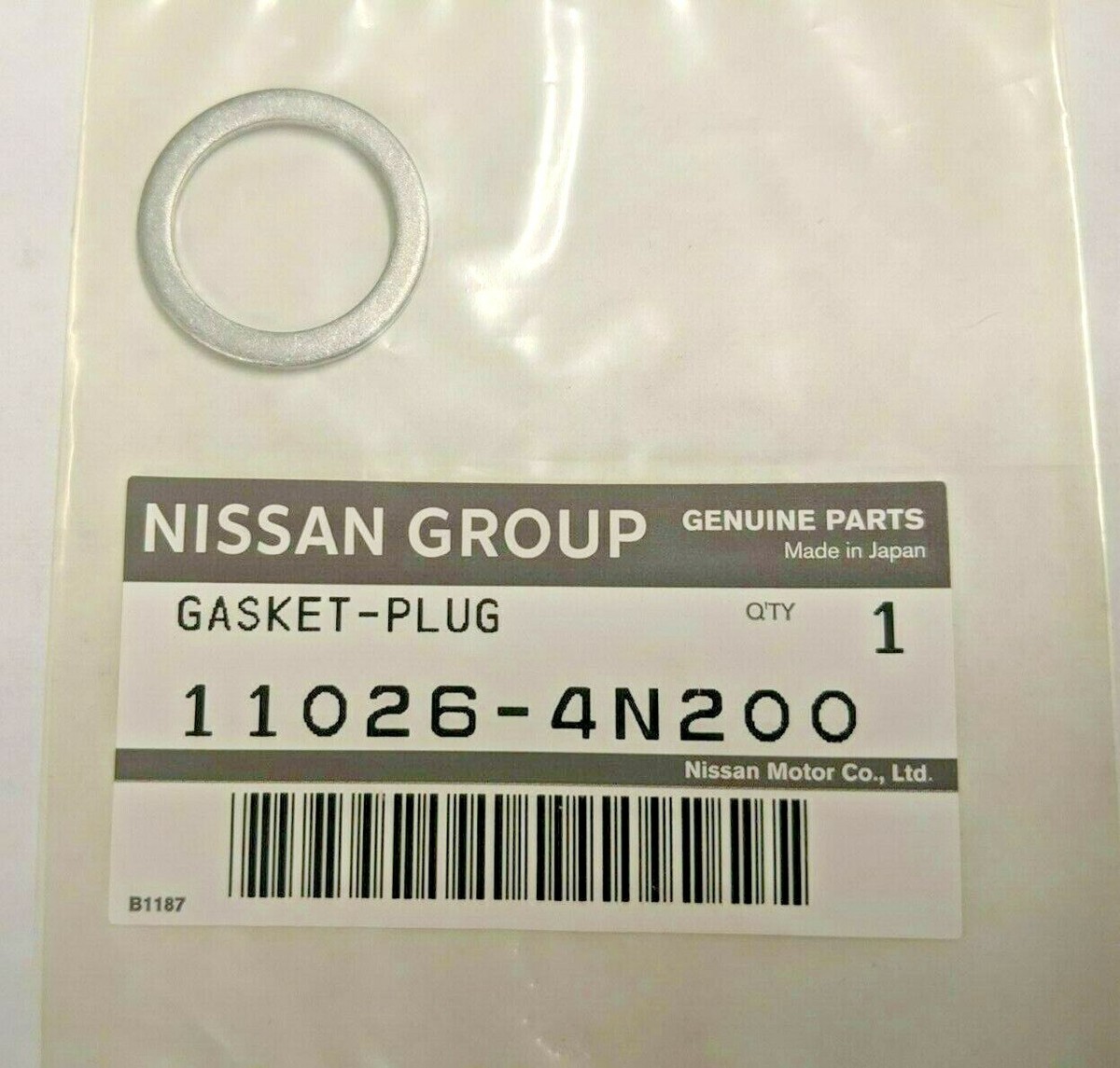 GENUINE OEM Nissan Infiniti Drain Plug Washer Gasket Drain Plug