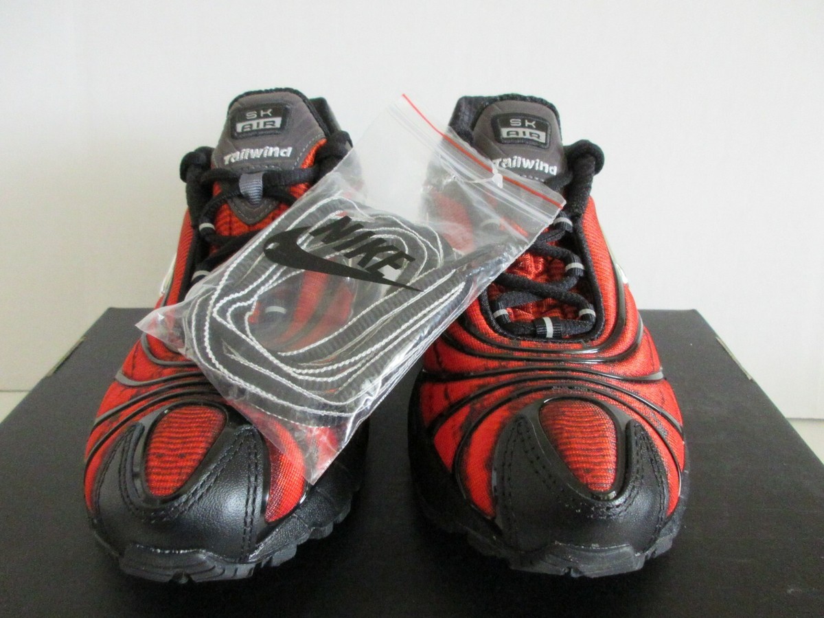 MENS NIKE AIR MAX TAILWIND V / SKEPTA BLACK-CHROME-RED SZ 4 MENS NIKE AIR MAX TAILWIND V / SKEPTA BLACK-CHROME-RED SZ 4