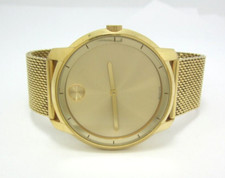 MENS MOVADO BOLD 7" WRIST SIZE WATCH 44MM MODEL MB.01.1.34.6202 107.4G