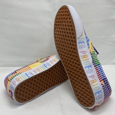VANS Classic Slip On PRIDE, Mens US Size 12, Multicolored 