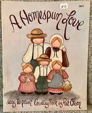 A HOMESPUN LOVE Decorative Painting Book PAT OLSON #2