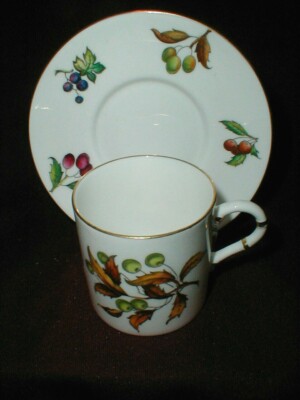 Royal Worcester England Bone China #Z2623 Demitasse Cup Saucer | eBay